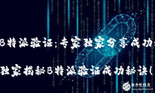 揭秘B特派验证：专家独家分享成功秘诀！

专家独家揭秘B特派验证成功秘诀！